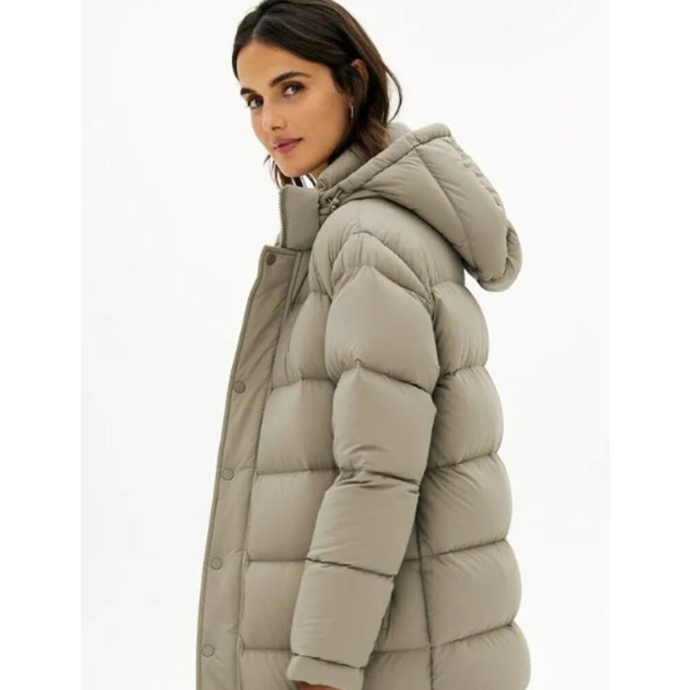 Aritzia THE SUPER PUFF Puffer Coat Plus 1X Down Fill Cold Weather Rated Hood TNA